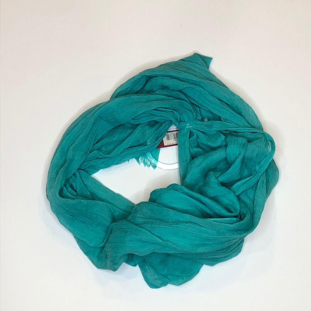 Merona Turquiose Scarf, NWT - Picture 2 of 2